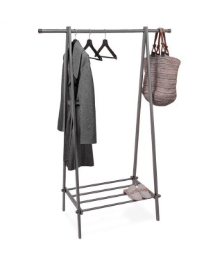 WIESZAK STOJĄCY/GARDEROBA Z PÓŁKĄ NA BUTY LOFTY GH SZARY