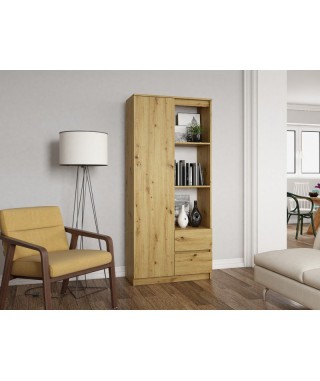 REGAŁ DOMOWY / BIUROWY RS-80 BILY DĄB ARTISAN 2