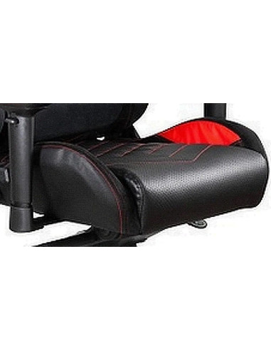 FOTEL DLA GRACZA GAMINGOWY/BIUROWY OBROTOWY DYNAMIQ 3 CZARNO-CZERWONY