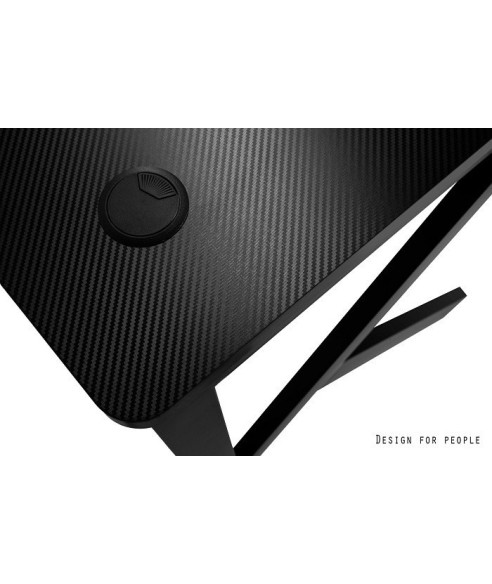 BIURKO GAMINGOWE DLA GRACZA DYNAMIQ V2 CZARNE