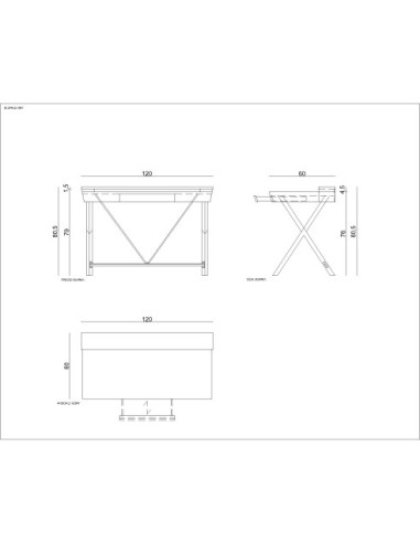 BIURKO KOMPUTEROWE LOFT NA LAPTOPA HOMEOFFICE BIEL/DREWNO AMY