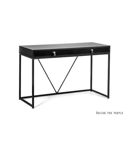 BIURKO LOFT NA LAPTOPA HOMEOFFICE CZARNE NORTES