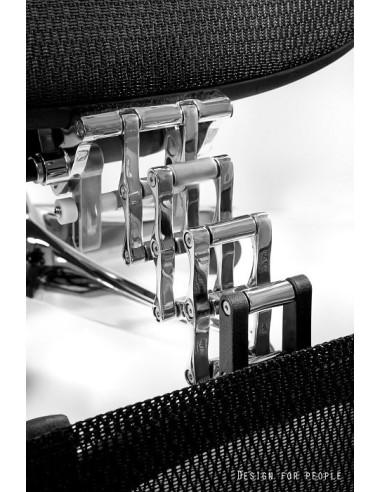 FOTEL BIUROWY PRESTIGE ERGOTCHRONE Z PODNÓŻKIEM CZARNY