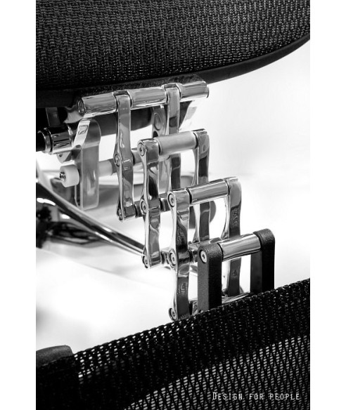 FOTEL BIUROWY PRESTIGE ERGOTCHRONE Z PODNÓŻKIEM CZARNY