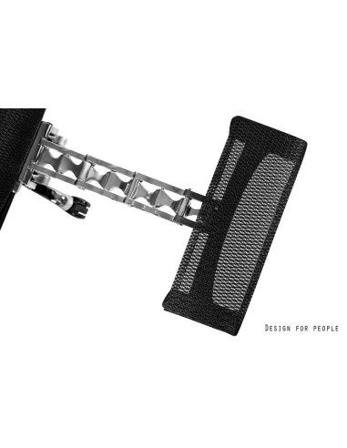 FOTEL BIUROWY PRESTIGE ERGOTCHRONE Z PODNÓŻKIEM CZARNY