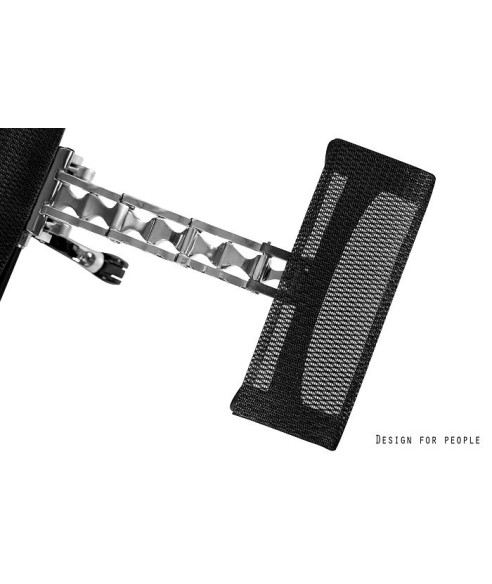 FOTEL BIUROWY PRESTIGE ERGOTCHRONE Z PODNÓŻKIEM CZARNY