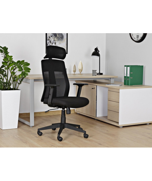 FOTEL BIUROWY PRESTIGE EXPLORE BLACK CZARNY