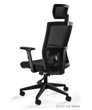 FOTEL BIUROWY PRESTIGE TASK BLACK CZARNY 2