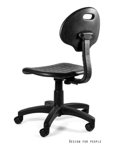 STOŁEK MEDYCZNY TABORET LEKARSKI OBROTOWY CZARNY GORION