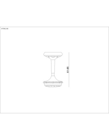 STOŁEK PRACOWNICZY HOKER BALANSUJĄCY SITOOL 303 (WYBIERZ KOLOR)