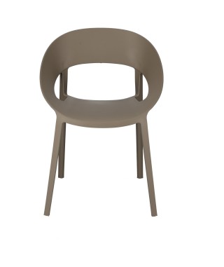 KRZESŁO INDOOR/OUTDOOR OIDO POLIPROPYLEN MLECZNO-SZARE 2