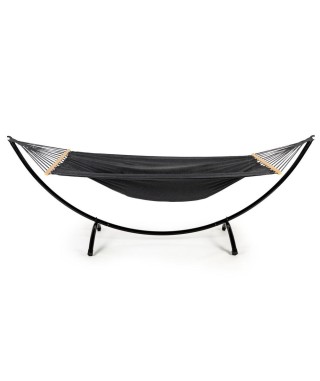 HAMAK OGRODOWY WOLNOSTOJĄCY LEŻANKA CZARNY GH 2
