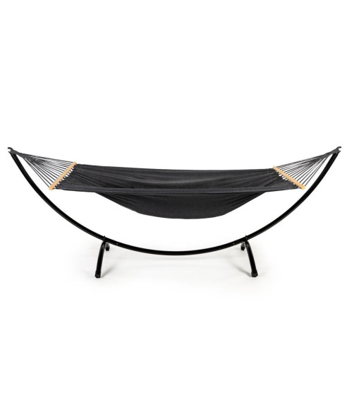 HAMAK OGRODOWY WOLNOSTOJĄCY LEŻANKA CZARNY GH