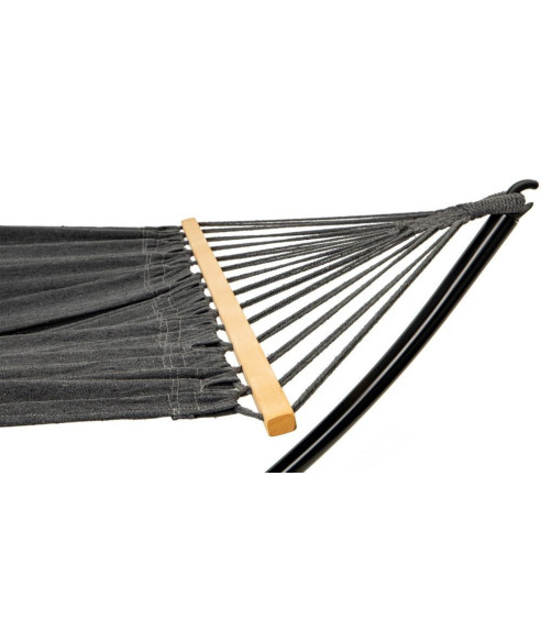 HAMAK OGRODOWY WOLNOSTOJĄCY LEŻANKA CZARNY GH