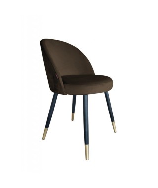 KRZESŁO TRIX MAGIC VELVET NOGA CZARNO-ZŁOTA (WYBIERZ KOLOR)