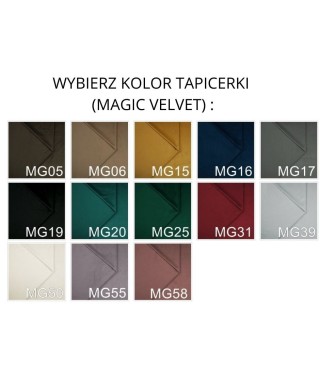 SOFA WYPOCZYNKOWA MAGIC VELVET MONACO (WYBIERZ KOLOR I NOGI) 2