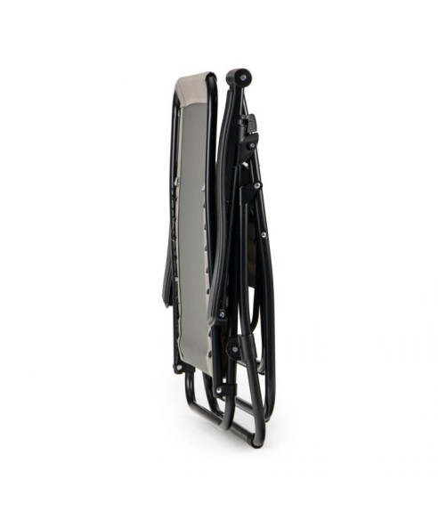 ZESTAW 2 LEŻAKÓW OGRODOWYCH GARDEN CHAIR ROZKŁADANE BEŻOWE