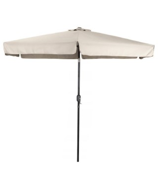 PARASOL OGRODOWY  SKOŚNY Z REGULACJĄ 3M BEŻOWY 2