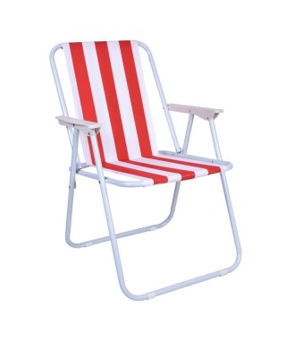 KRZESŁO OGRODOWE TURYSTYCZNE ALAN (CZERWONY, GRANATOWY