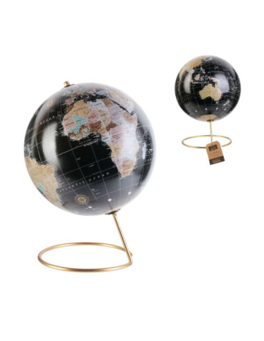 GLOBUS DEKORACYJNY NA ZŁOTYM STELAŻU