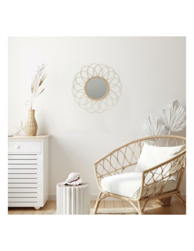 LUSTRO DEKORACYJNE BOHO SERIFOS RATTAN