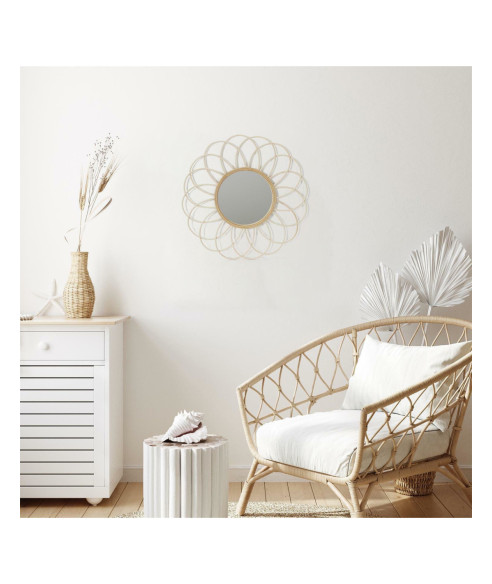 LUSTRO DEKORACYJNE BOHO SERIFOS RATTAN