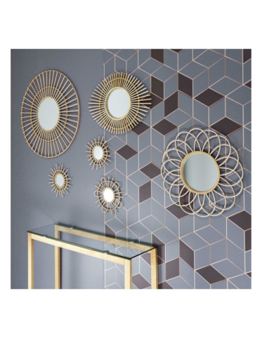 LUSTRO DEKORACYJNE BOHO SERIFOS RATTAN