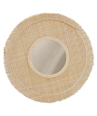 LUSTRO DEKORACYJNE BOHO ANAFI WIKLINOWE