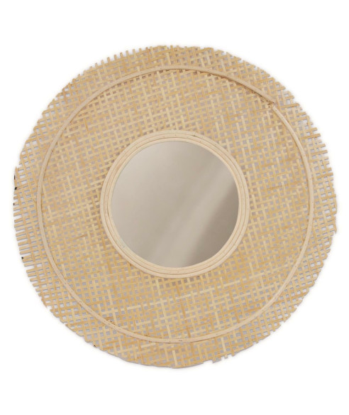 LUSTRO DEKORACYJNE BOHO ANAFI WIKLINOWE