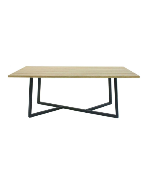 ŁAWA LOFTOWA HAMILTON DĄB+METAL 110X60 CM