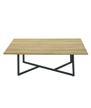 ŁAWA LOFTOWA HAMILTON DĄB+METAL 110X60 CM 2