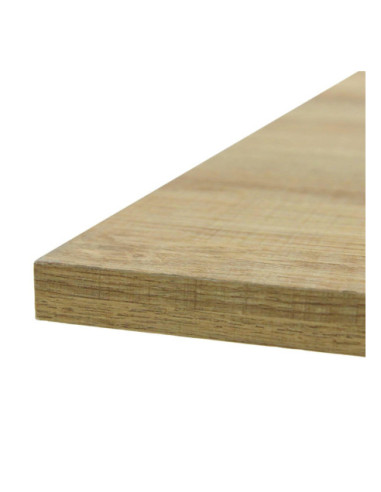 ŁAWA LOFTOWA HAMILTON DĄB+METAL 110X60 CM