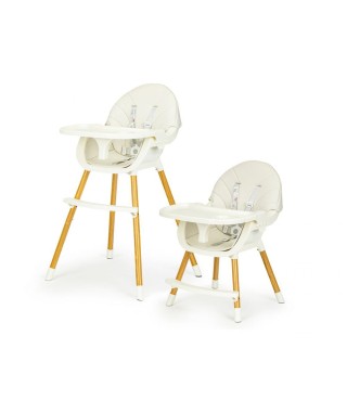 FOTELIK DO KARMIENIA - KRZESEŁKO DLA DZIECI 2 W 1 (BIAŁY, RÓŻOWY, SZARY)