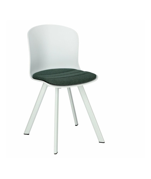 KRZESŁO STORY PP Z PODUSZKĄ BIAŁE