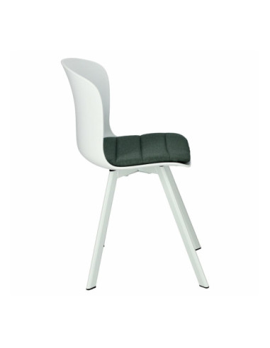 KRZESŁO STORY PP Z PODUSZKĄ BIAŁE