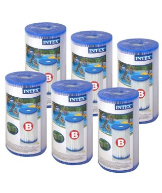 FILTR - TYP B DO POMP INTEX 6 SZT