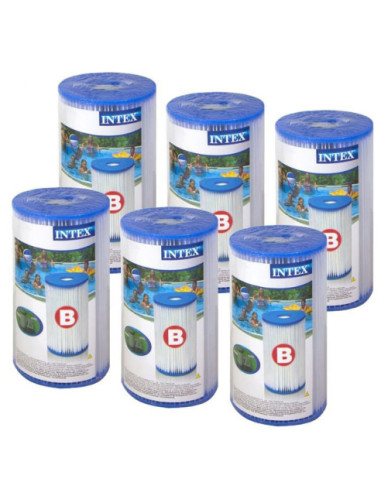 FILTR - TYP B DO POMP INTEX 6 SZT