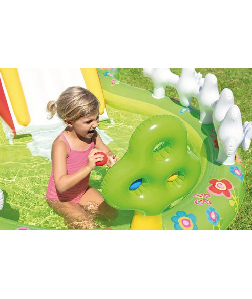 DMUCHANY WODNY PLAC ZABAW DLA DZIECI WESOŁA ŁĄKA