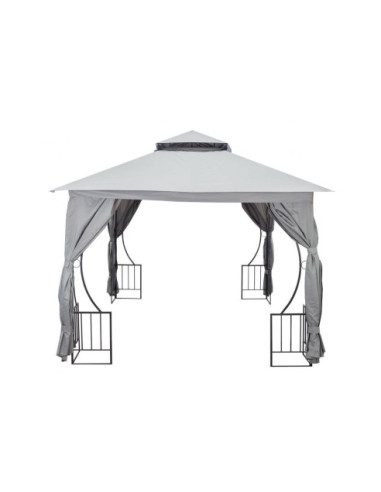 NAMIOT OGRODOWY LUX ALTANA PAWILON 3X4M SZARY