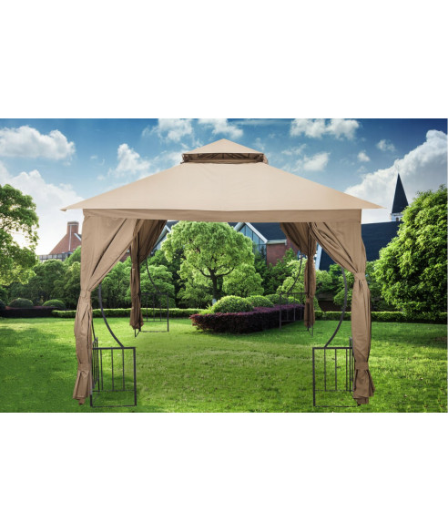 NAMIOT OGRODOWY LUX ALTANA PAWILON 3X4M BEŻOWY
