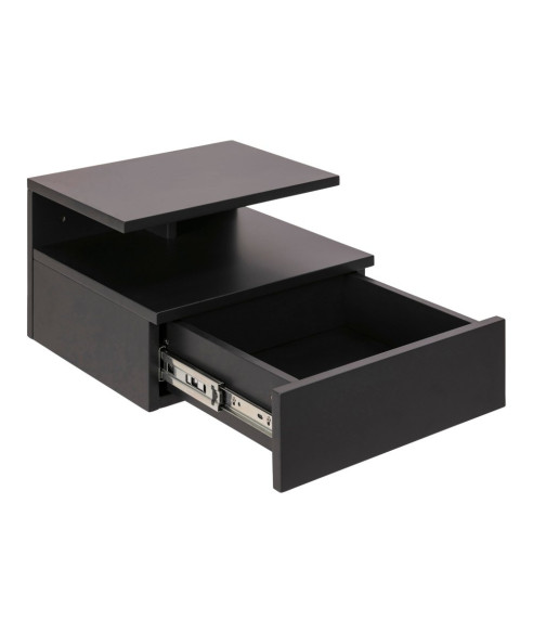 SZAFKA NOCNA WISZĄCA ASHLAN CIEMNO-SZARY