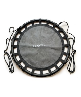 HUŚTAWKA DLA DZIECI OGRODOWA BOCIANIE GNIAZDO CZARNA 2