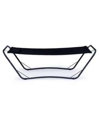 HAMAK OGRODOWY NA STELAŻU LEŻANKA CZARNA GH 2