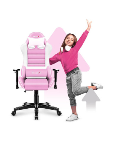 FOTEL OBROTOWY DZIEWCZĘCY FOTEL GAMINGOWY DLA DZIEWCZYYNKI RANGER 6.0 (RÓŻOWY)