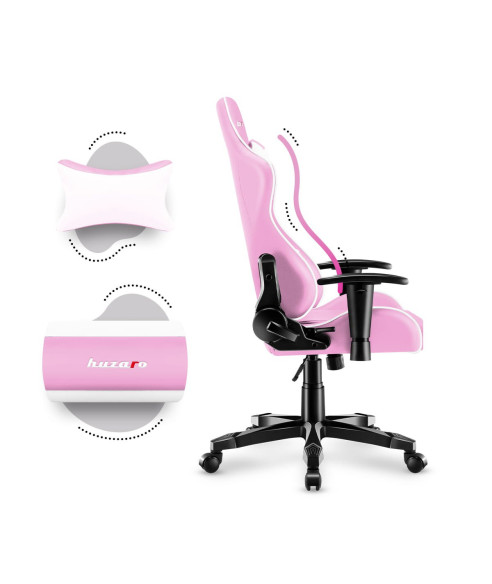 FOTEL OBROTOWY DZIEWCZĘCY FOTEL GAMINGOWY DLA DZIEWCZYYNKI RANGER 6.0 (RÓŻOWY)