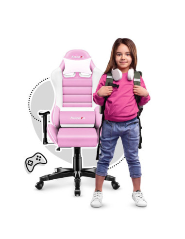 FOTEL OBROTOWY DZIEWCZĘCY FOTEL GAMINGOWY DLA DZIEWCZYYNKI RANGER 6.0 (RÓŻOWY)