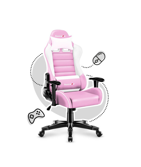 FOTEL OBROTOWY DZIEWCZĘCY FOTEL GAMINGOWY DLA DZIEWCZYYNKI RANGER 6.0 (RÓŻOWY)
