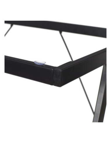 BIURKO KOMPUTEROWE Z MAPĄ ŚWIATA NAVIGO CZARNE