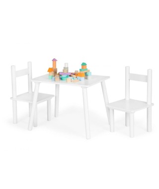 STOLIK Z KRZESEŁKAMI ZESTAW MEBELKÓW DO DZIECIĘCEGO POKOJU