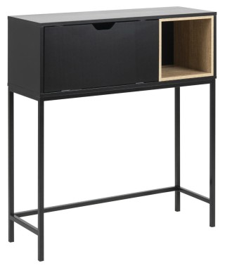 KONSOLA / SEKRETARZYK SATELY CZARNY/DĄB